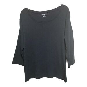 Kate Park Black Women's Top 1X